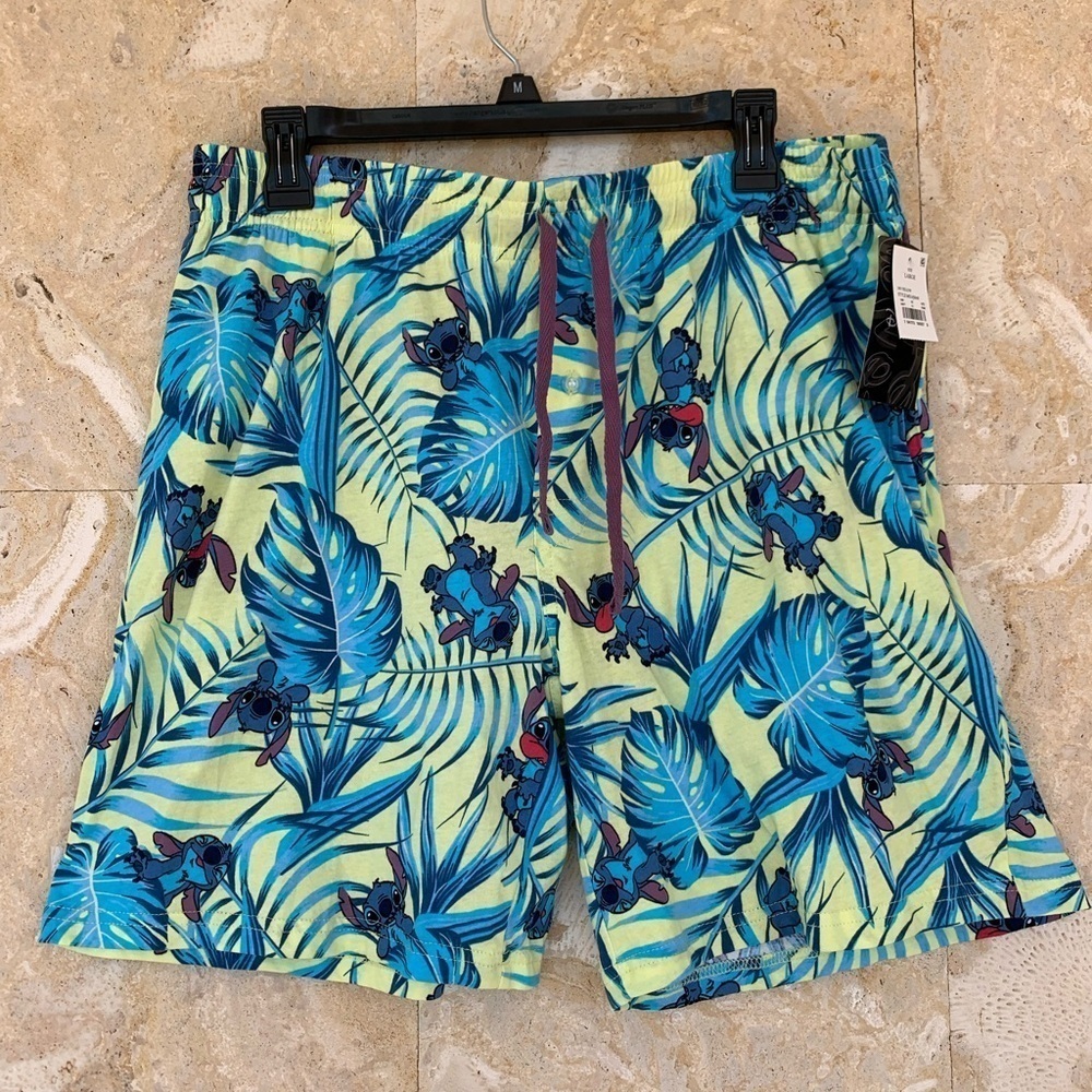 Men’s Disney Stitch Pajama Shorts